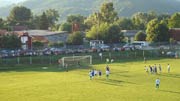 Детаљ са утакмице Трстеник ППТ-Озрен 2:0. Други пенал за домаћина изводи успешно Вукосављевић; 31. мај 2015. год. (Кликни за већу слику) fkts15_ozren_2-0_s