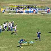 Prvenstvo FSRIS-I LIGA PIONIRI, kolo 7; PIONIRI FK Trstenik PPT-FK Jagodina-Tabane 4:4 (1:3). Golovi, lep fudbal, ali i nesportsko ponašanje; Trstenik, 7. oktobar 2018.