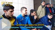 ФК Трстеник ППТ, почетак припрема за пролећни део првенства 2015/16 са новим тренером Миланом Бабићем; Трстеник, 27. јануар 2016. год. (Кликни и погледај видео) fkts1516_trener_spl