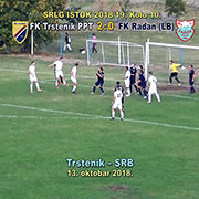 Srpska liga-ISTOK: FK Trstenik PPT–FK Radan (Lebane) 2:0 (0:0); par prilika u prvom poluvremenu, evro-gol kapitena i gol novajlije u drugom; Trstenik, 13. oktobar 2018. god.