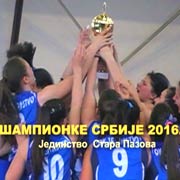 Svečanost uručenja medalja, pehara i proglašenje najboljih odbojkašica na kadetskom prvenstvu Srbije za 2016; Trstenik 15. maj 2016. god.