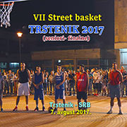 VII STREETBALL-TRSTENIK 2017; VELIKO FINALE, DVE utakmice: Kafe MONDES – Rođino KAFANČE 17:21 i 16:21, dve pobede trsteničke ekipe; 7. avgust 2017. god.
