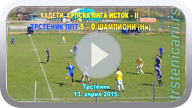 KADETI: FK Trstenik–FK Šampioni (Niš) 5:0 (2:0); 13. april 2015. (Klikni i pogledaj video, MP4 file 62,7 MB) ts_fkts15_kad_5-0_pl